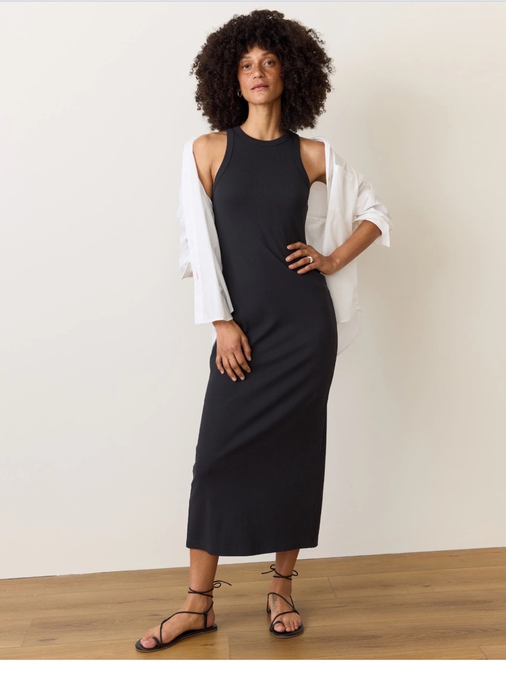 NWT Marine Layer Lexi Rib Daytime Midi Dress Size L